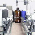 machine à étiquetage de bouteille ronde en plastique électronique en plastique